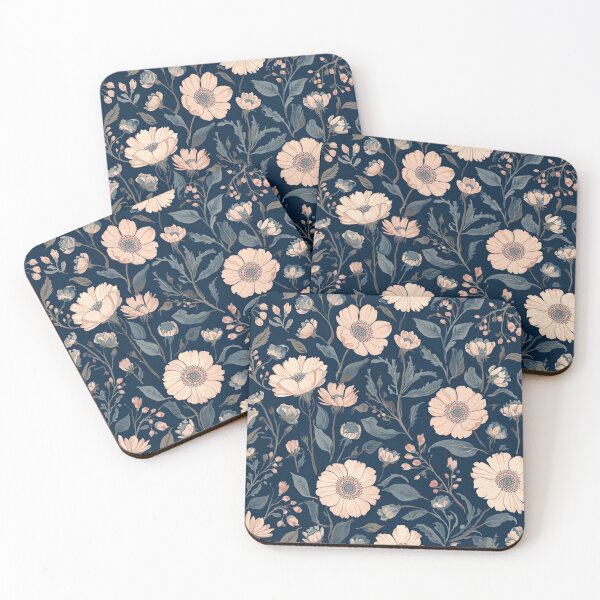 Item preview, Moon Flower Pastel Pattern – Soft Botanical Seamless designed and sold by Art70shop.