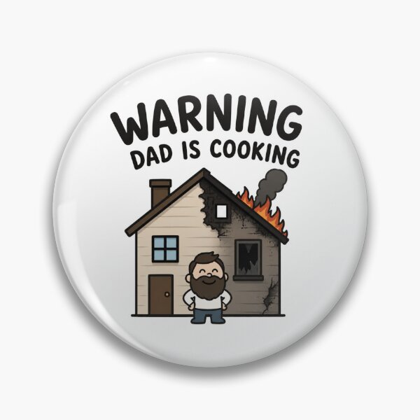 Item preview, WARNING! DAD IS COOKING designed and sold by vecart34.