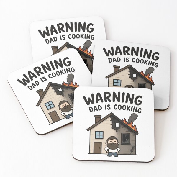 Item preview, WARNING! DAD IS COOKING designed and sold by vecart34.