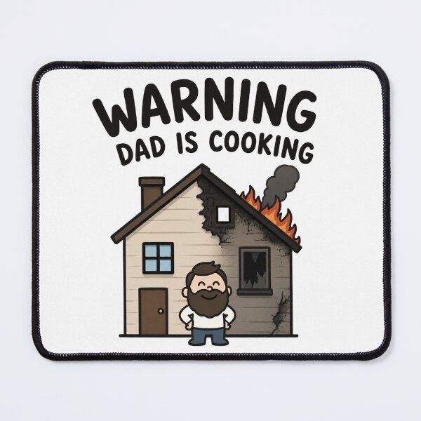 Item preview, WARNING! DAD IS COOKING designed and sold by vecart34.