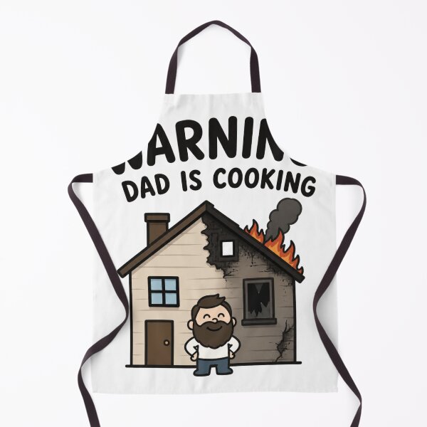 Item preview, WARNING! DAD IS COOKING designed and sold by vecart34.