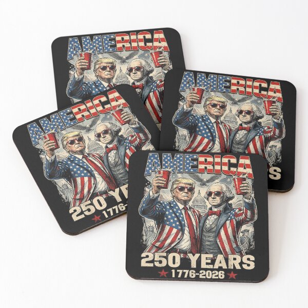 Item preview, Vintage 250 Years America Anniversary Trump Washington designed and sold by Dela3.