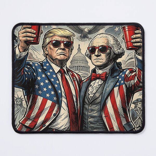 Item preview, Vintage 250 Years America Anniversary Trump Washington designed and sold by Dela3.
