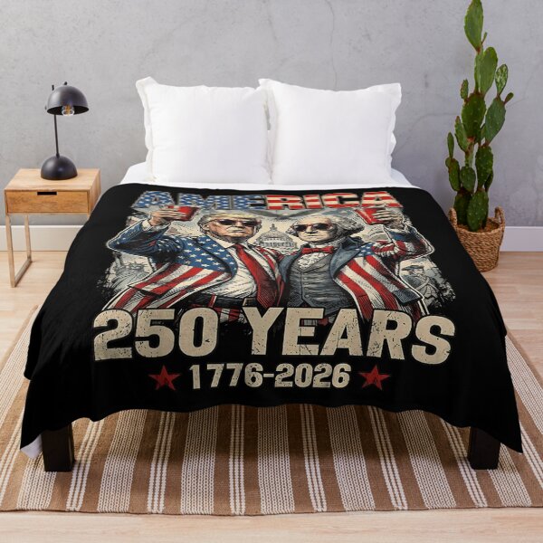 Item preview, Vintage 250 Years America Anniversary Trump Washington designed and sold by Dela3.