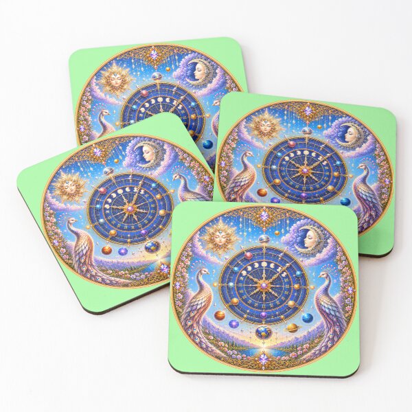 Item preview, Celestial Clock of the Cosmos – Sun, Moon & Planetary Harmony designed and sold by sunbowjp stadio.