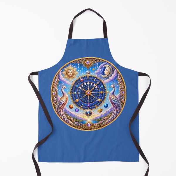Item preview, Celestial Clock of the Cosmos – Sun, Moon & Planetary Harmony designed and sold by sunbowjp stadio.