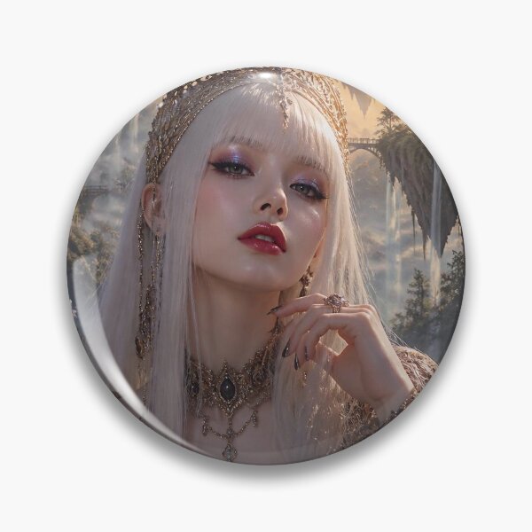 Item preview, stunning hyperrealistic cinematic portrait of a retro-style empress fairy designed and sold by Nilucreations.