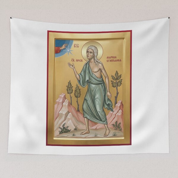 Item preview, Saint Mary of Egypt,Sveta prepodobna Marija Egipcanka orthodox icon designed and sold by ikonesrb.