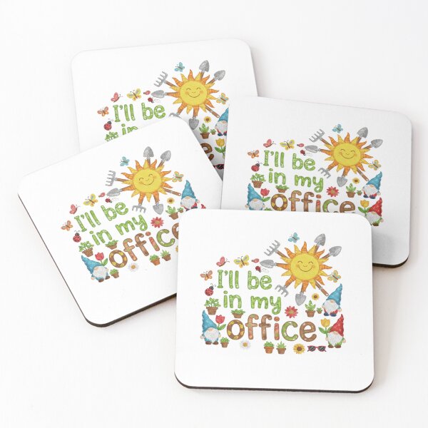 Item preview, I'll Be In My Office Garden Design designed and sold by nmalarcher.