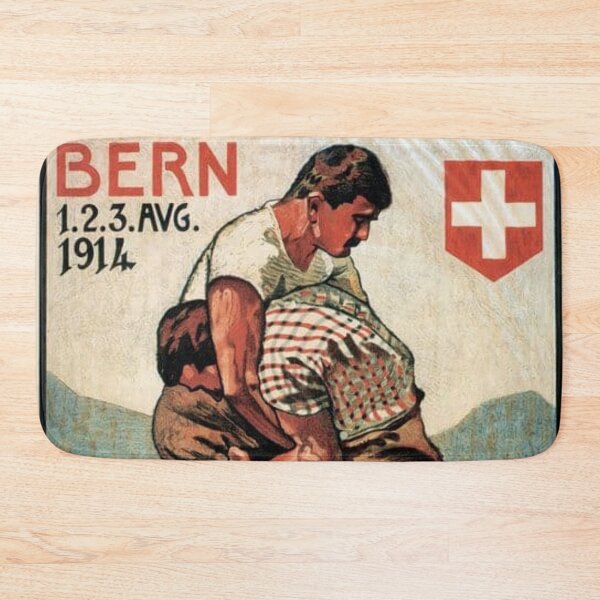 Item preview, Vintage Swiss Poster designed and sold by KALEIDOSCOPE UK.