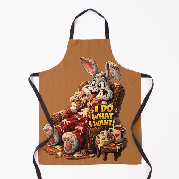 Item preview, I Do What I Want! – Funny Ice Cream Bunny designed and sold by mr.bardook.