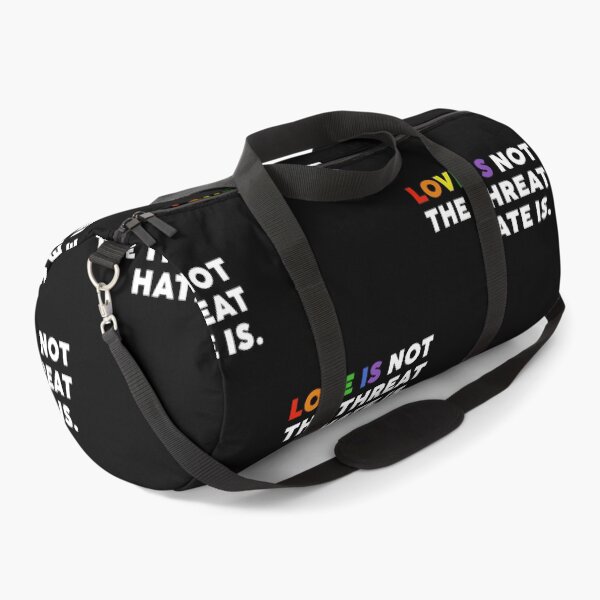 Item preview, Love Is Not The Threat Hate Is , LGBT Pride designed and sold by Qellus-Style.