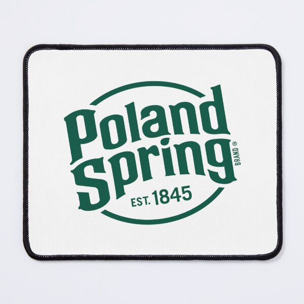 Item preview, Poland Spring 100 Natural Spring Water Est 1845 Green Logo designed and sold by MaxAugusto.