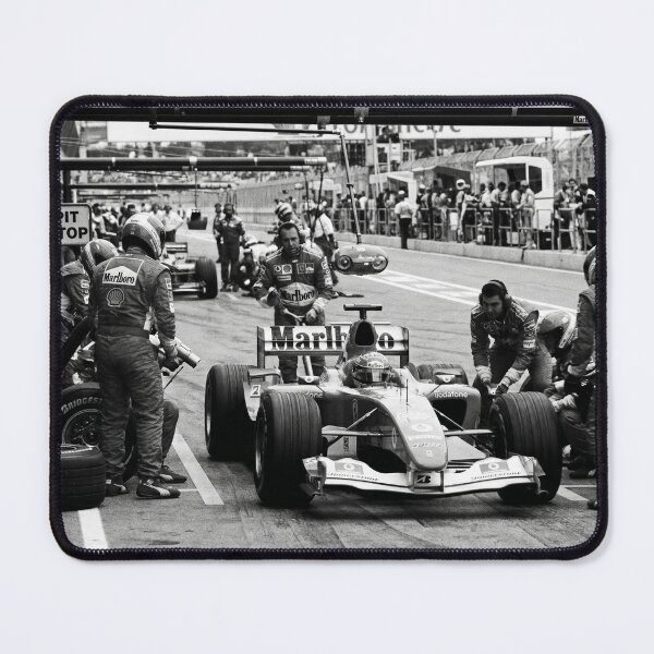 Item preview, Full‑Throttle Pit Stop – Black & White Racing Team Art designed and sold by ARbyCharlie.