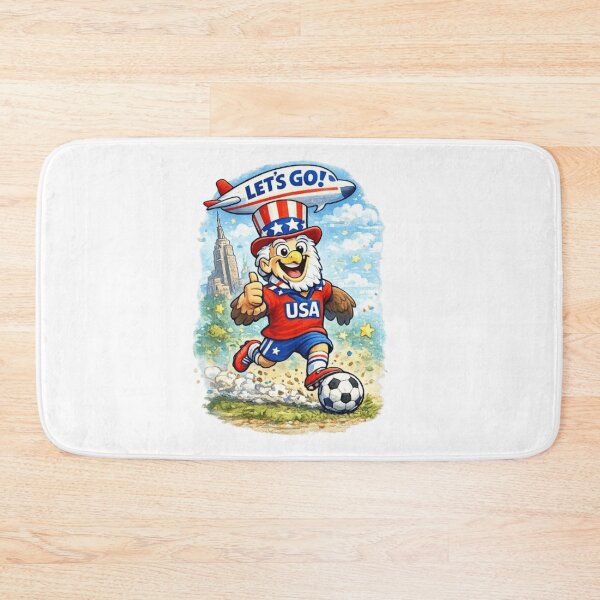 Item preview, USA 2026 Soccer Eagle Mascot designed and sold by syndia2209.