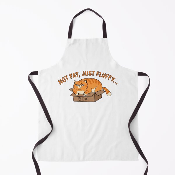 Item preview, Not Fat Just Fluffy Funny Orange Cat Lazy Introvert Meme designed and sold by Yellowriversss.