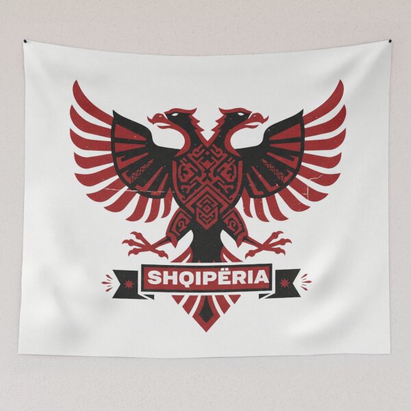Item preview, Albanian Warrior Flag designed and sold by kimkosovo.