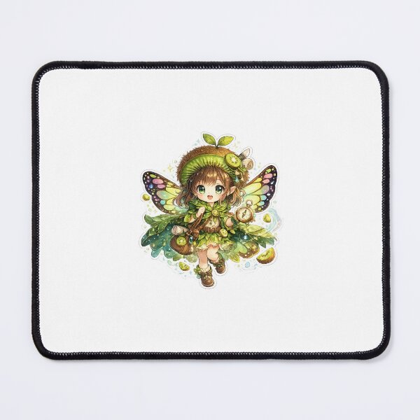 Item preview, Kiwi Explorer Fairy – Magical Adventure Kawaii Sticker designed and sold by blossomfun.