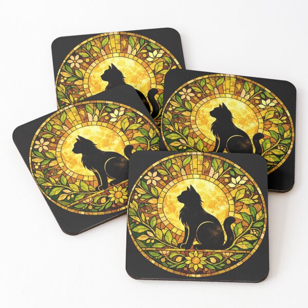 Item preview, Nature Mosaic Cat designed and sold by ImagineNature.