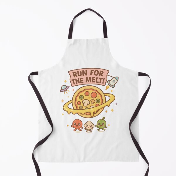 Item preview, Run For The Melt Cute Pizza Planet Kawaii designed and sold by Itjung-Room.
