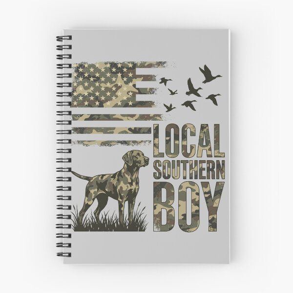 Item preview, Local Southern Boy Camouflage Hunting Dog American Flag designed and sold by ArcaneArtistry.