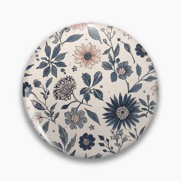 Item preview, Moon Flower Pastel Pattern – Soft Botanical Seamless Design for Fabric & Decor designed and sold by Art70shop.