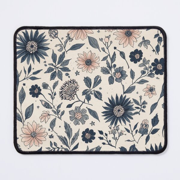 Item preview, Moon Flower Pastel Pattern – Soft Botanical Seamless Design for Fabric & Decor designed and sold by Art70shop.