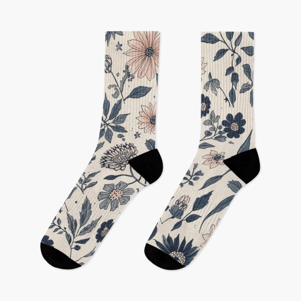 Item preview, Moon Flower Pastel Pattern – Soft Botanical Seamless Design for Fabric & Decor designed and sold by Art70shop.