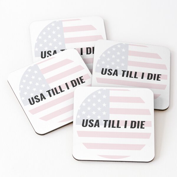 Item preview, USA Till I Die American Flag T-Shirt – World Cup USA Fan Tee | Uncle Jichuan designed and sold by Uncle-Jichuan.