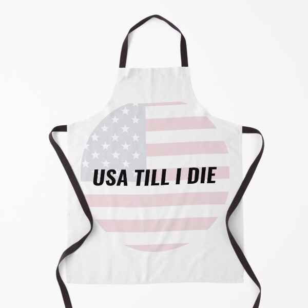 Item preview, USA Till I Die American Flag T-Shirt – World Cup USA Fan Tee | Uncle Jichuan designed and sold by Uncle-Jichuan.