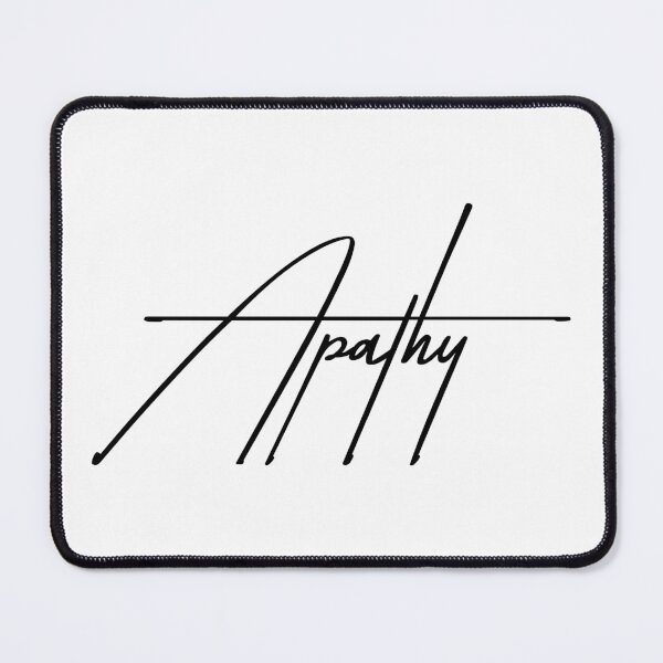Item preview, Apathy - Minimalist Low Energy Typography designed and sold by ReggieDior.