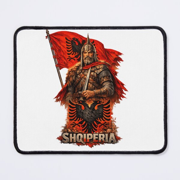 Item preview, Albanian Warrior Flag - Proud Shqipëria Heritage Patriot Eagle Graphic designed and sold by kimkosovo.