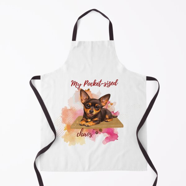 Item preview, Mini Pinscher Pocket-Sized Chaos Dog Lover Merch Design designed and sold by pawfectdesign18.