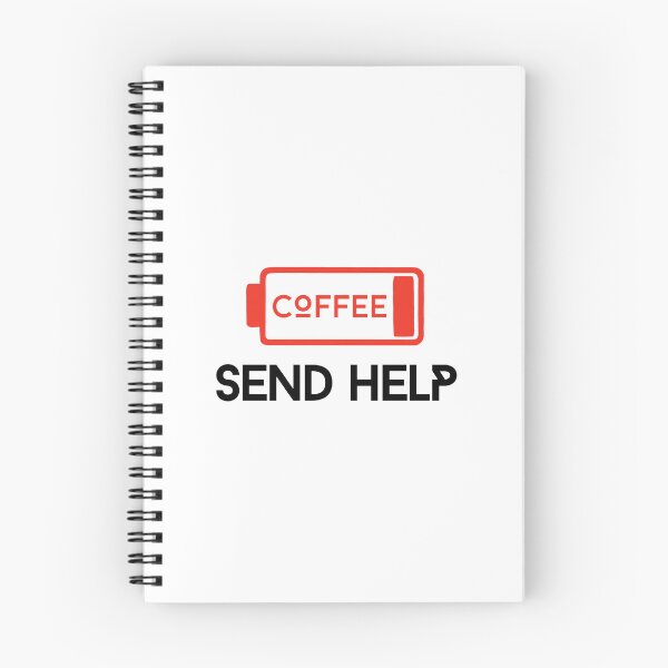 Item preview, Out of Coffee Send Help Funny Quote Coffee Battery  designed and sold by Artycom.