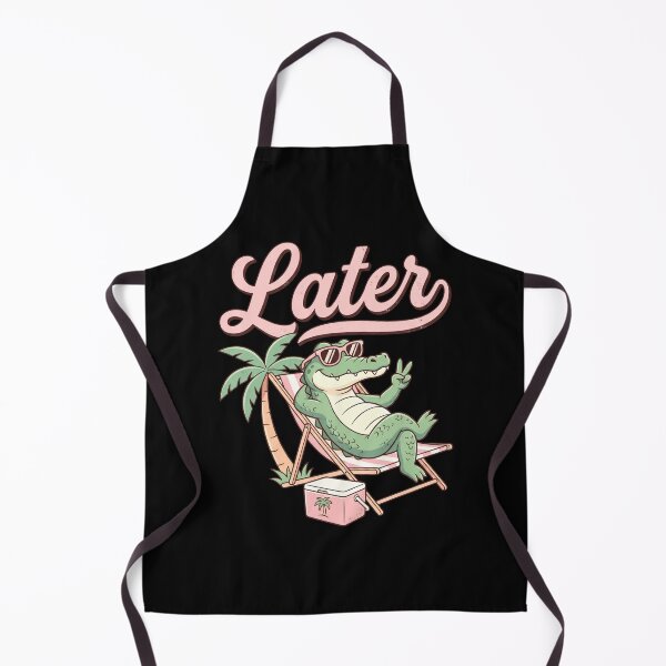 Item preview, Peace Out Alligator Summer Beach Retro Vacation Pun designed and sold by ArcaneArtistry.