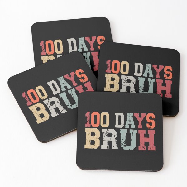 Item preview, 100 Days Bruh 100th Day School Student Teacher Funny Celebration designed and sold by PopStars1993.