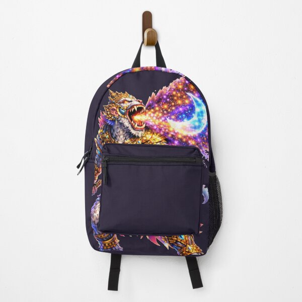 Item preview, Hanuman Monkey God Cosmic Moon Galaxy Fantasy Art designed and sold by ChaEmm_Studio.
