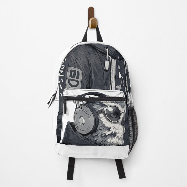 Item preview, Manga owl streetwear black&white designed and sold by Bluebird Crafted Tee.