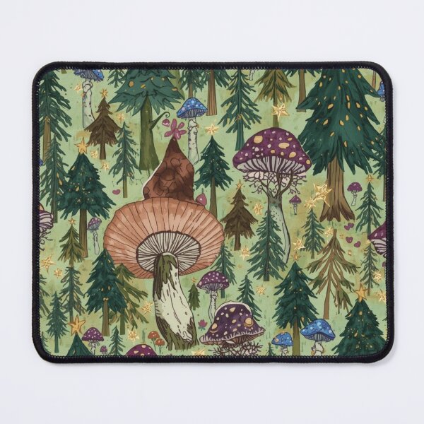 Item preview, Magical Forest Pattern – Whimsical Woodland Seamless Design in Pastel Colors designed and sold by Art70shop.