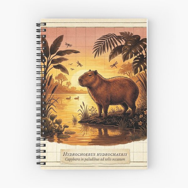 Item preview,  Capybara Citrus Illustration designed and sold by CalmCapy Co.