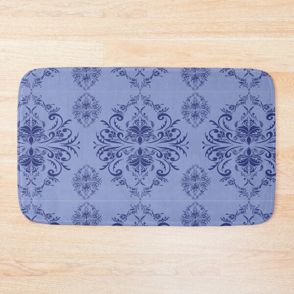 Item preview, Blue Seamless Damask Pattern with Blue Background  designed and sold by LifeTU.