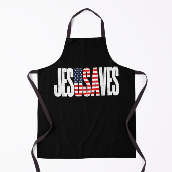 Item preview, Jesus Saves Retro Cross Vintage Christian Faith US Flag designed and sold by ArcaneArtistry.