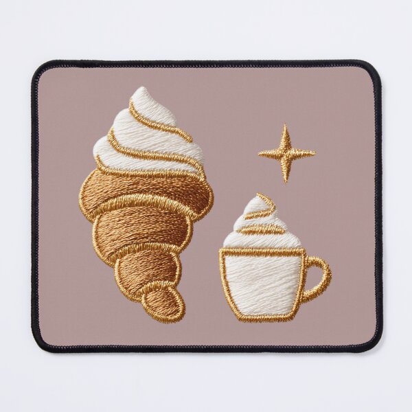 Item preview, Cozy Pastry and Coffee Embroidery designed and sold by MegaNovaArt.