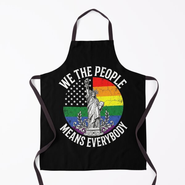 Item preview, We The People Means Everybody Pride Statue Of Liberty Rainbow designed and sold by ArcaneArtistry.