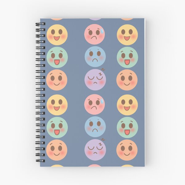 Item preview, ⁠Retro Emoji Face Sticker Collection with Colorful Kawaii Mood Expressions⁠ designed and sold by Teenidesign .