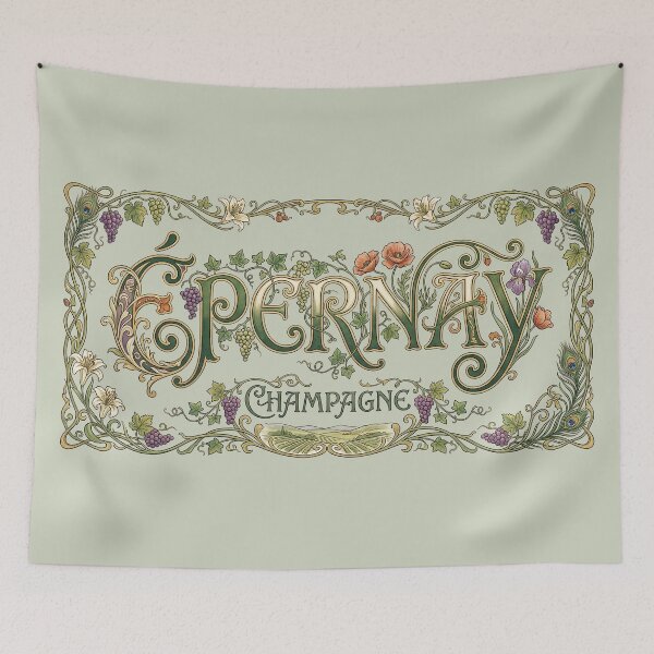 Item preview, Épernay Art Nouveau Lettering designed and sold by travelwitheric.