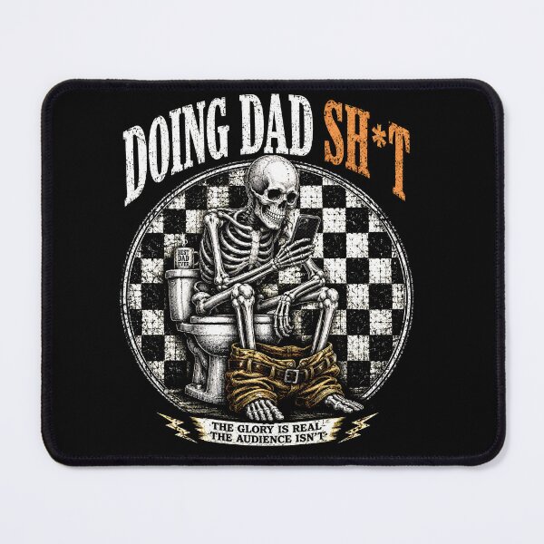 Item preview, Doing Dad Shit Funny Skeleton Toilet Father's Day Retro designed and sold by ArcaneArtistry.