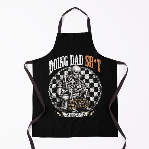 Item preview, Doing Dad Shit Funny Skeleton Toilet Father's Day Retro designed and sold by ArcaneArtistry.