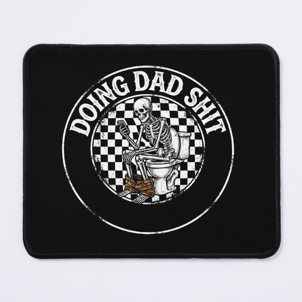 Item preview, Doing Dad Shit Funny Skeleton Toilet Father's Day Retro designed and sold by ArcaneArtistry.