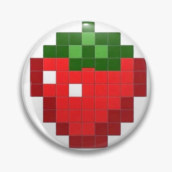 Item preview, Pixel Art Strawberry | Retro Gaming Fruit Design | Cute Cottagecore Gamer Gift designed and sold by The-SilentPlace.